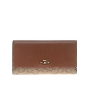 Coach Classic Brown and Tan Wallet